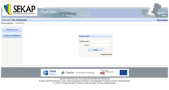 Desktop Screenshot of cc.sekap.pl